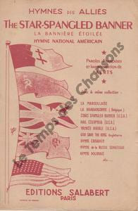 Partition de la chanson : The star spangled banner LA bannière étoilée Hymne