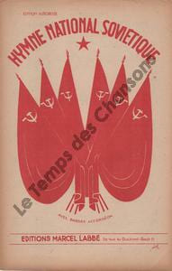 Partition de la chanson : Hymne National Soviétique Hymne