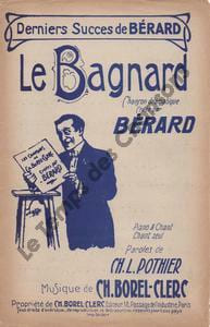 Partition de la chanson : Bagnard (Le)