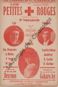 Partition de la chanson : Petites croix rouges (Les)