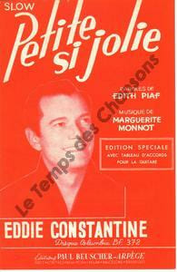 Partition de la chanson : Petite si jolie P'tite Lili (La)