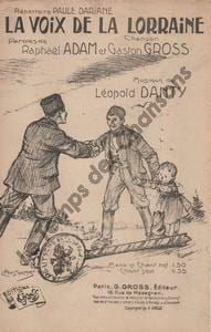 Partition de la chanson : Voix de la Lorraine (La)