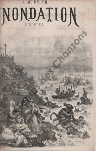 Partition de la chanson : Inondation (L')     Adhésif interieur  Chanson dramatique 