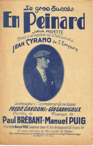 Partition de la chanson : En peinard