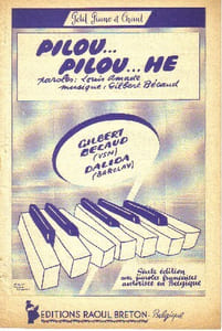 Partition de la chanson : Pilou ... pilou ... He        