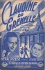 Partition de la chanson : Claudine de Grenelle        . Decker Henri,Réhaut Claude - Gérard Dominique,Réhaut Claude - Réhaut Claude