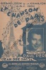 Partition de la chanson : Chanson de Paris (La) Grand prix de la Chanson A.B.C.    Papier fragilisé   . Péri Paul - Dréjac Jean - Dréjac Jean