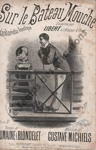 Partition de la chanson : Sur le Bateau Mouche Quelques rousseurs Historiette Alcazar d'Hiver