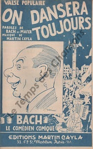 Partition de la chanson : On dansera toujours