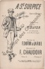 Partition de la chanson : A Saint-Sulpice Etude de mendiant       Eldorado,Moulin Rouge. Dufor Francis - Chaudoir Félix - Dufor Francis,La Rue