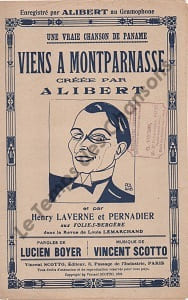 Partition de la chanson : Viens à Montparnasse ! Folies Bergères