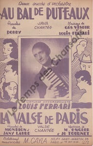 Partition de la chanson : Au bal de Puteaux
