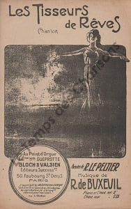 Partition de la chanson : Tisseurs de rêves (Les)