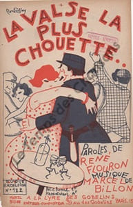 Partition de la chanson : Valse la plus chouette ... (La)        