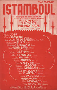 Partition de la chanson : Istamboul Istanbul