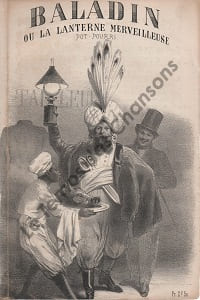 Partition de la chanson : Baladin La lanterne merveilleuse Adhésif interieur Pot-Pourri . - Bougnol Léopold - Joly Adolphe