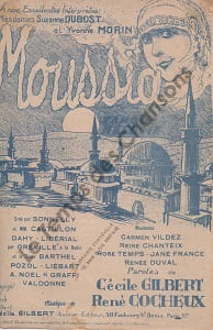 Partition de la chanson : Moussia !