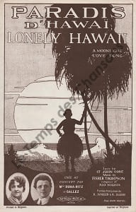 Partition de la chanson : Paradis d'Hawaï