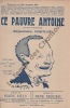 Partition de la chanson : Ce pauvre Antoine       Chansonnette . Fortugé - Mercier René - Marc-Hély