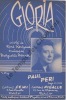 Partition de la chanson : Gloria        . Péri Paul - Monnot Marguerite - Rouzaud René