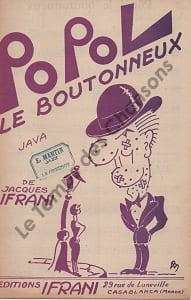 Partition de la chanson : Popol le boutonneux     Orchestration   