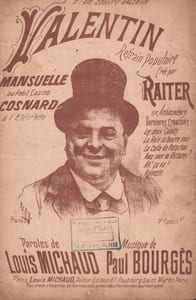 Partition de la chanson : Valentin Adhésif intérieur Eldorado,Petit Casino