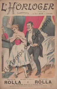 Partition de la chanson : Horloger (L')       Chansonnette Eldorado