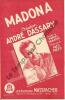 Partition de la chanson : Madona        . Dassary André - Freed Fred - Dabadie Marcel