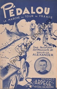 Partition de la chanson : Pédalou ( La Marche du Tour de France )        