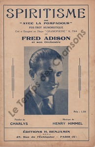 Partition de la chanson : Spiritisme Avec la pompadour