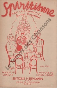 Partition de la chanson : Spiritisme Avec la pompadour