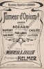 Partition de la chanson : Fumeur d'Opium !        Eldorado,Concert Parisien,Parisiana,Théâtre des Ambassadeurs,Montparnasse. Flor ...