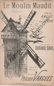 Partition de la chanson : Moulin maudit (Le)