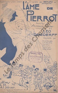Partition de la chanson : Ame de Pierrot (L')