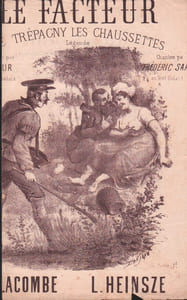 Partition de la chanson : Légende du facteur (La) ( Trépagny les chaussettes ) Légende Vert Galant,Café Rabelais