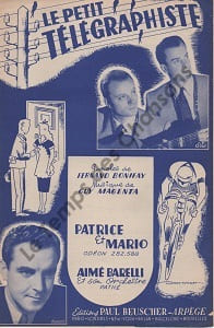 Partition de la chanson : Petit télégraphiste (Le)        