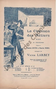 Partition de la chanson : Chant du coiffeur (Le) Poésie