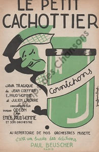 Partition de la chanson : Petit cachottier (Le)