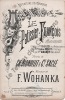 Partition de la chanson : Patissier François (Le)     Exemplaire avec taches  Chansonnette Théâtre des Ambassadeurs,Eden Concert,Horloge (L'). Robert ...