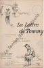 Partition de la chanson : Lettre de Tommy (La)        .  - Beretta - Tarault Valentin,Talmont G.