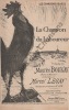 Partition de la chanson : Chanson du laboureur (La)     Annotation crayon et stylo haut de couverture  Poésie .  - Legay Marcel - Boukay Maurice