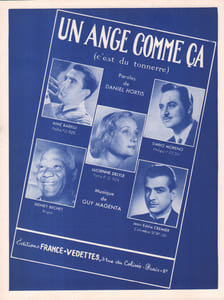 Partition de la chanson : Ange comme ça (Un) C'est du tonnerre