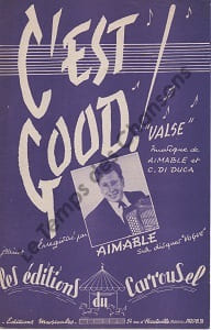 Partition de la chanson : C'est good     Piano conducteur   