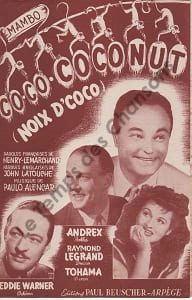 Partition de la chanson : Co co coconut Noix d'coco