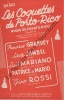 Partition de la chanson : Coquettes de Porto Rico (Les)        . Jambel Lisette,Rossi Tino,Mariano Luis,Patrice et Mario,Grandey Francisco - Del Moro ...