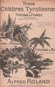 Partition de la chanson : Montagnards (Les) Montagnes Pyrénées vous êtes mes amours  Chanson Pyrénéenne       