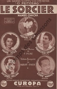 Partition de la chanson : Sorcier (Le)  O feiticeiro      