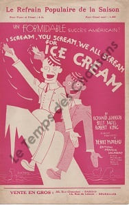 Partition de la chanson : Ice cream