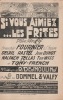 Partition de la chanson : Si vous aimiez ... Les frites        Empire (L'). Fournier - Desmoulins R. - Dommel,Valfy