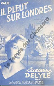 Partition de la chanson : Il pleut sur Londres